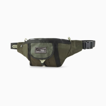 PUMA Edge Waist Bag, Forest Night, small-THA