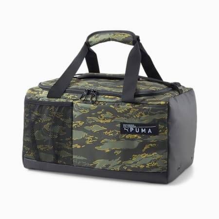 Training Unisex Sports Bag, PUMA Black-Camo, small-IND