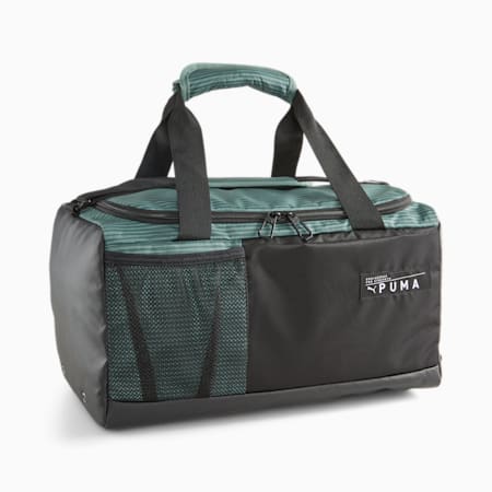 Training Small Sports Bag, PUMA Black-Eucalyptus, small-SEA