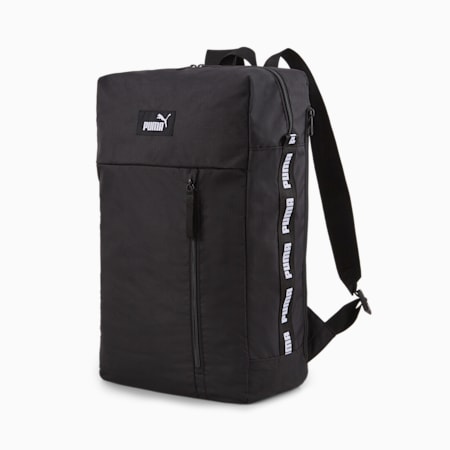 Evo Essentials Box Backpack, Puma Black, small-THA