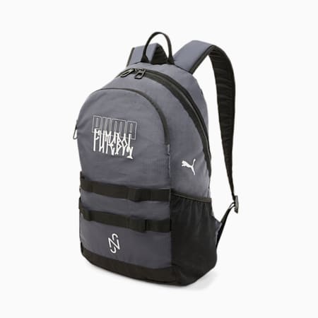 Neymar Jr Street Youth Football Backpack, Ebony-Nimbus Cloud, small-SEA