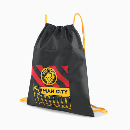 ถุงใส่ของ Manchester City F.C. ftblCore Gym Sack, Puma Black-Spectra Yellow, small-THA
