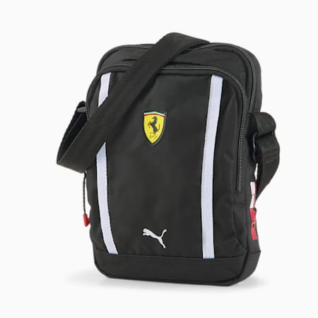กระเป๋าสะพายข้าง Scuderia Ferrari SPTWR Race Portable Shoulder Bag, Puma Black, small-THA