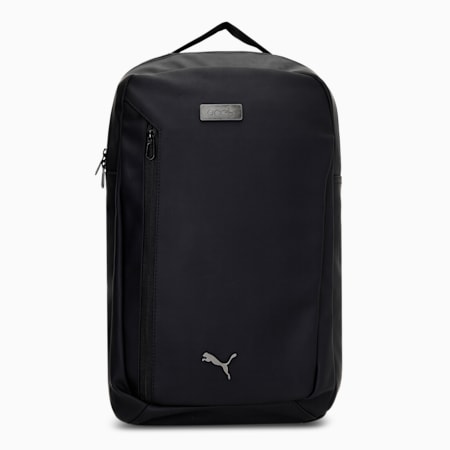 one8 PUMA Virat Kohli Premium Unisex Backpack, Puma Black, small-IND