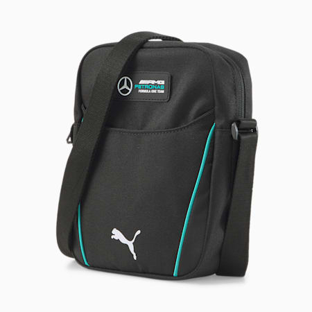 حقيبة الكتف المحمولة Mercedes-AMG Petronas Motorsport F1, Puma Black, small-DFA