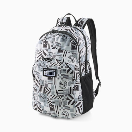 Academy Backpack, Puma Black-SPORTSCULTURE AOP, small-DFA