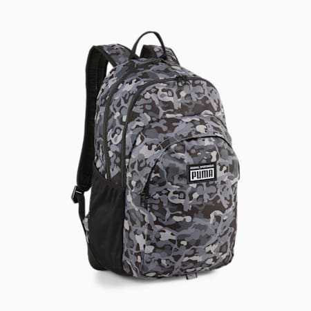 Academy Backpack, Concrete Gray-Camo AOP, small