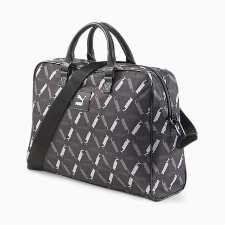 กระเป๋า Classics Grip Bag, Puma Black-AOP, small-THA