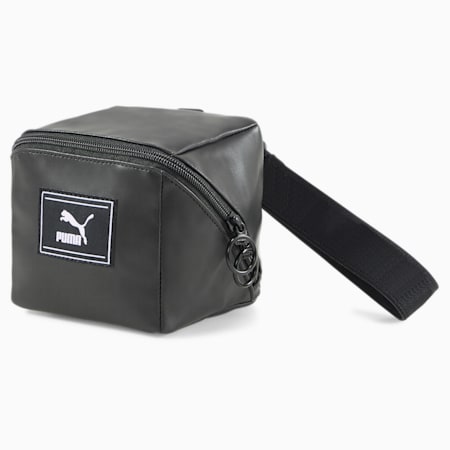 Prime Time Cube Wristlet Bag, Puma Black, small-PHL