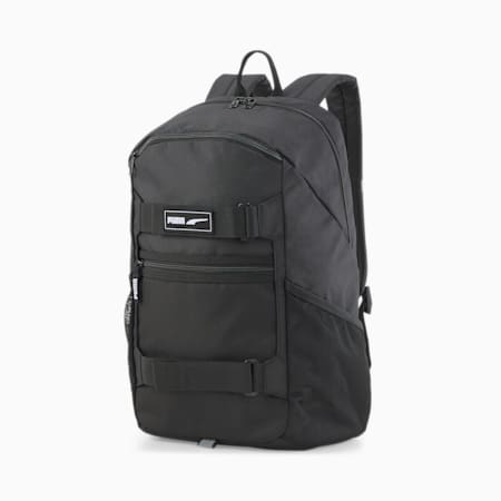 Deck Unisex Backpack, Puma Black, small-IND
