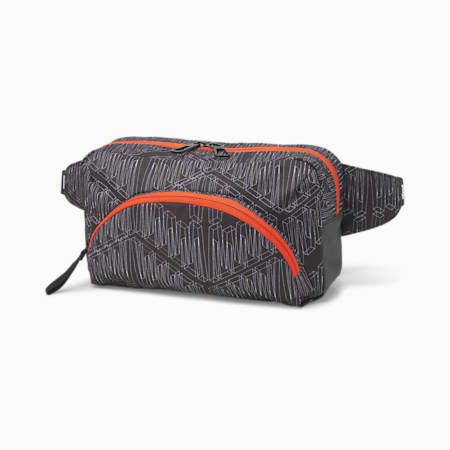 Basketball Unisex Waist Bag, PUMA Black-AOP, small-AUS