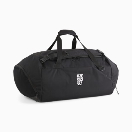 Basketball Pro Duffel Bag, PUMA Black-PUMA White, small