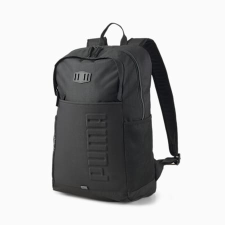 PUMA S Unisex Backpack, Puma Black, small-IND