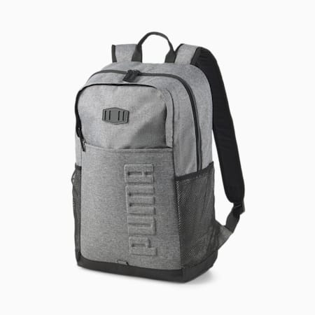 PUMA S Backpack, Medium Gray Heather, small-THA