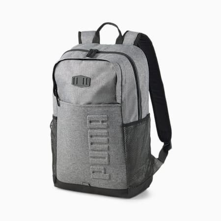 กระเป๋าสะพายหลัง PUMA S, Medium Gray Heather, small-THA