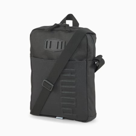 S Portable Shoulder Bag, Puma Black, small