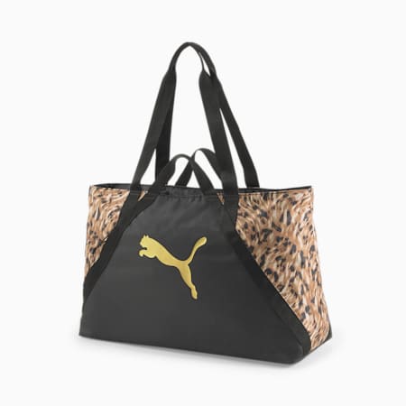 Essentials Safari Glam Training Shopper, Puma Black-safari glam, small-AUS