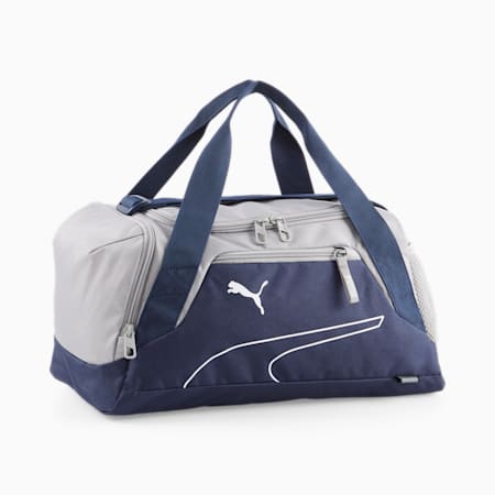 Fundamentals Sports Bag XS, PUMA Navy-Concrete Gray, small-PHL