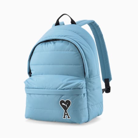 PUMA x AMI Backpack, Faded Denim, small-PHL
