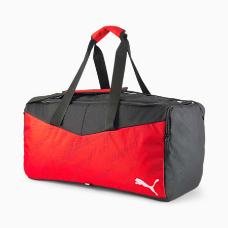 กระเป๋าดัฟเฟิลขนาดกลาง individualRise, Puma Red-Puma Black, small-THA