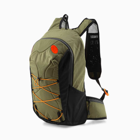 PUMA x PERKS AND MINI Trail Backpack, Burnt Olive, small