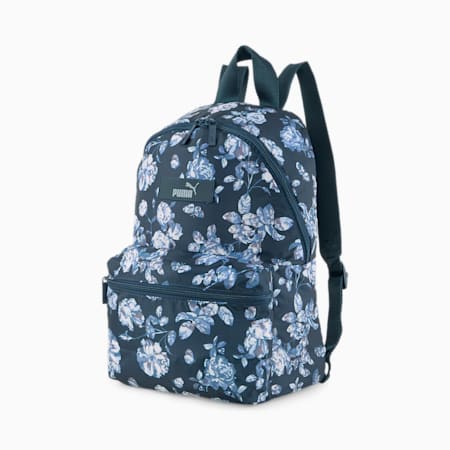 Core Pop Women's Backpack, Dark Night-floral AOP, small-IND