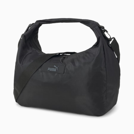 Core Pop Hobo Bag, PUMA Black, small-PHL