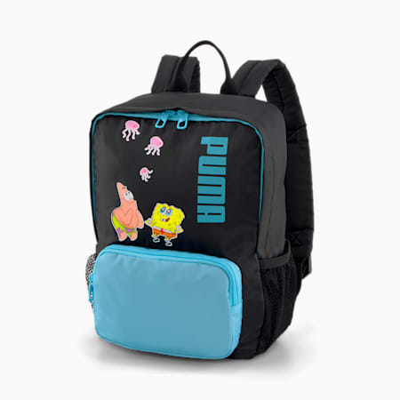 PUMA x SPONGEBOB Backpack, PUMA Black, small-SEA