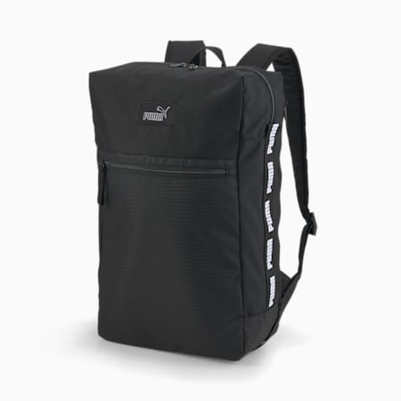 Evo Essentials Box Backpack, PUMA Black, small-THA