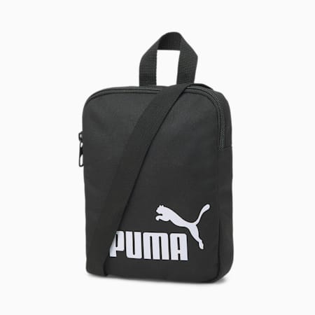 PUMA Phase Portable Shoulder Bag, PUMA Black, small-THA
