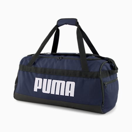 Challenger M Unisex Duffle Bag, PUMA Navy, small-IND