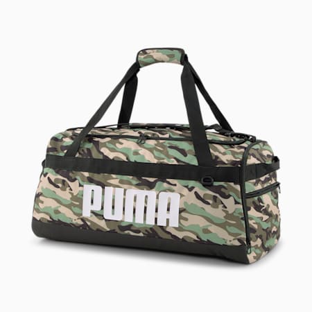 Challenger M Duffle Bag, Dusty Green-Granola-Camo Pack AOP, small-AUS