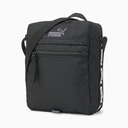 Evo Essentials Portable Shoulder Bag, PUMA Black, small-THA