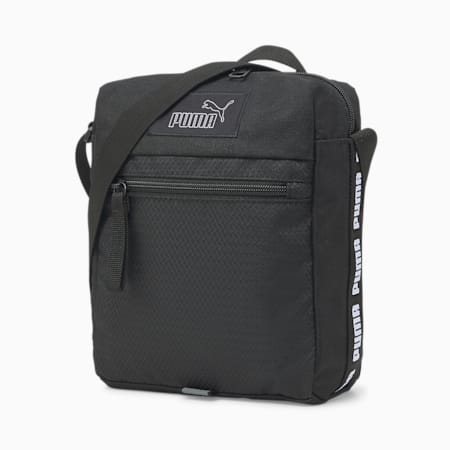 Evo Essentials Portable Shoulder Bag, PUMA Black, small-SEA
