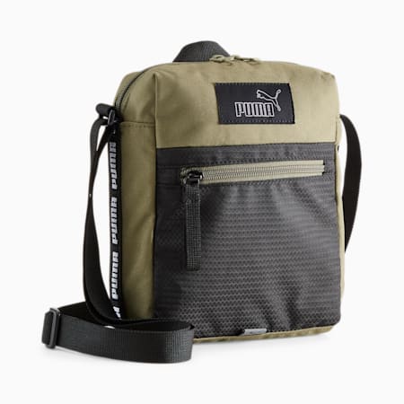 Evo Essentials Portable Shoulder Bag, PUMA Olive, small-THA