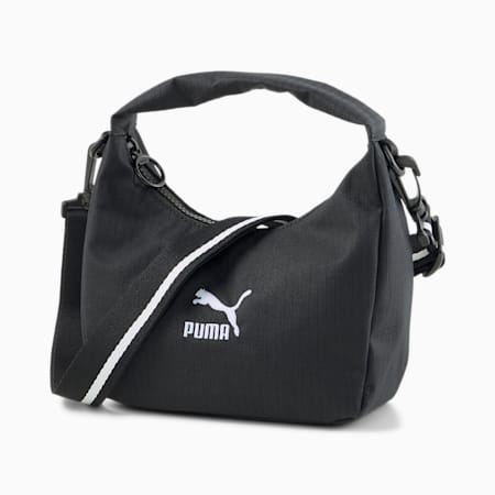 Prime Classics S Mini Hobo Bag, PUMA Black, small-PHL