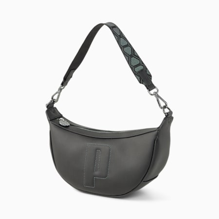 PUMA Sense Mini Hobo Bag, PUMA Black, small-AUS