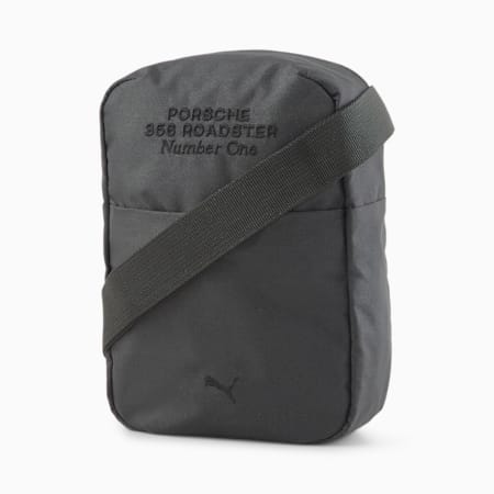 Porsche Legacy Statement Unisex Portable Bag, PUMA Black, small-IND