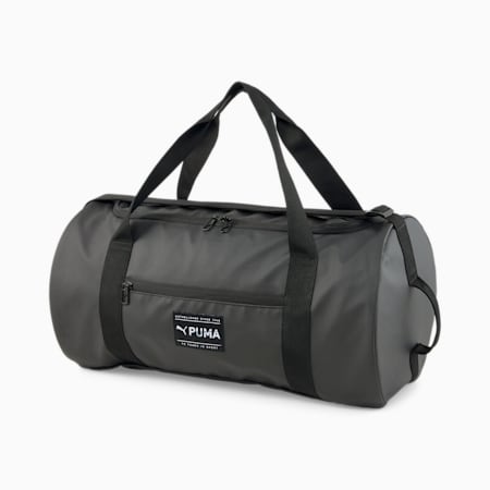 Black puma duffel bag top