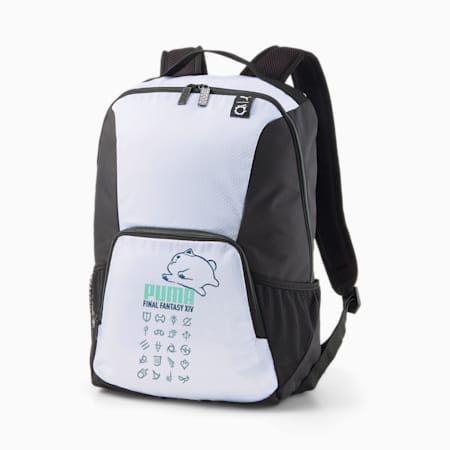 PUMA x FINAL FANTASY XIV Backpack, PUMA Black-Whisper White, small-PHL