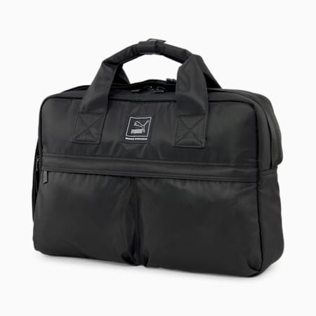 Classics LV8 Woven Briefcase, PUMA Black, small-PHL