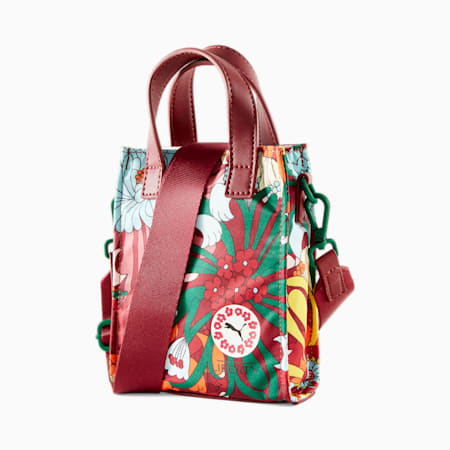 PUMA x LIBERTY Mini Tote Bag, Team Regal Red-Floral AOP, small-PHL