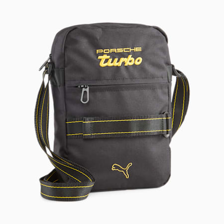 Porsche Legacy Portable Shoulder Bag, PUMA Black, small-THA
