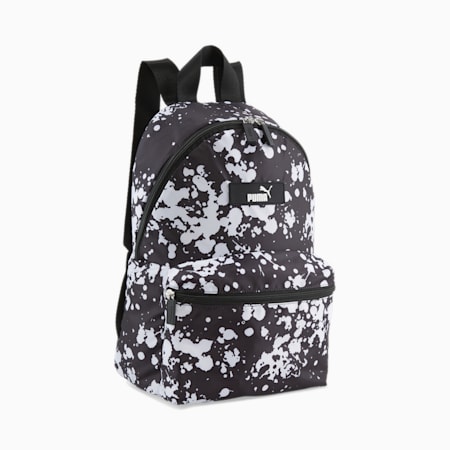Core Pop Backpack, PUMA Black-street AOP, small-PHL