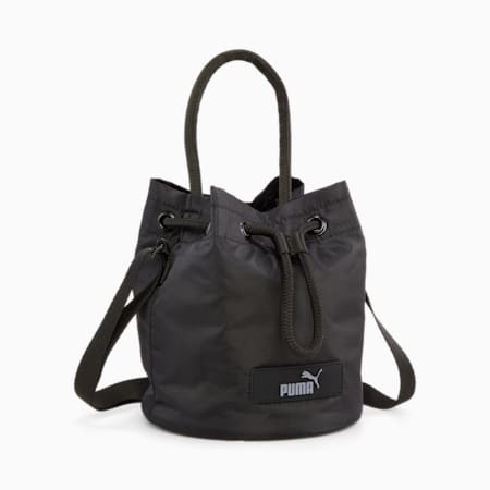 กระเป๋าสะพายข้าง Core Pop Bucket, PUMA Black, small-THA