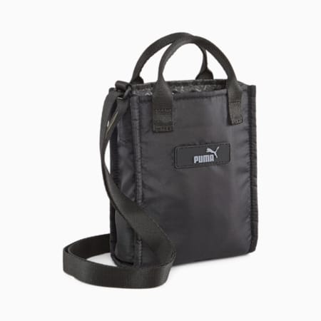 Core Pop Mini Tote Cross-Body Bag, PUMA Black, small-SEA