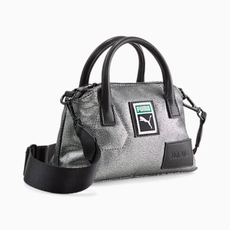NO.AVG Mini Grip Bag, Puma Silver-PUMA Black, small-PHL