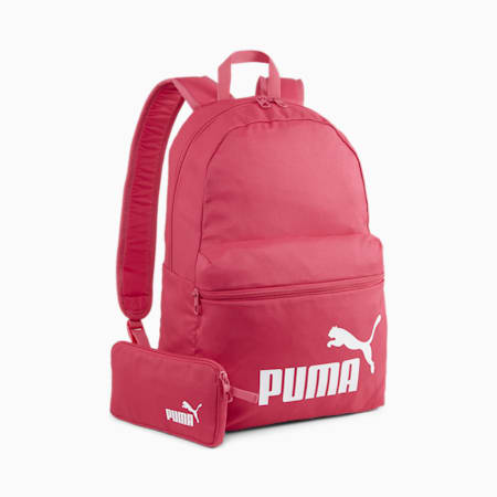 PUMA Phase Backpack Set, Garnet Rose, small-IDN