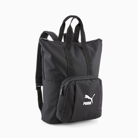 Tote Backpack, PUMA Black-PUMA White, small
