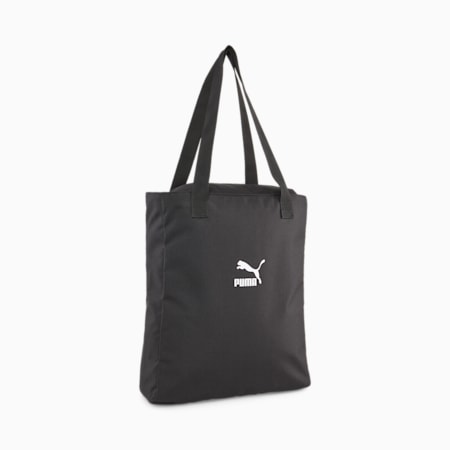 Classics Archive Tote Bag, PUMA Black-PUMA White, small-DFA